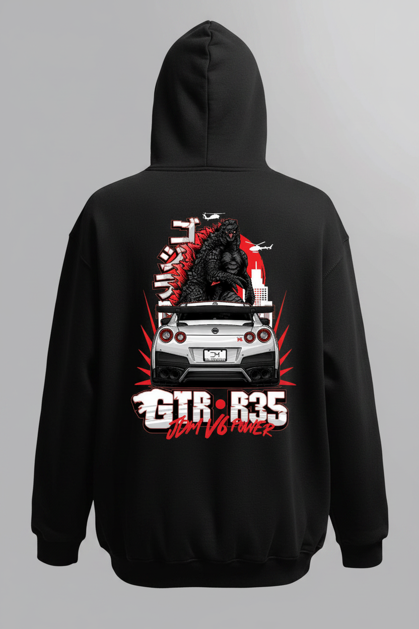 1SKGTR Godzilla Hoodie